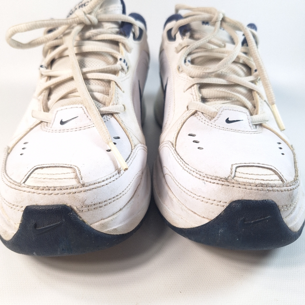 Nike Monarch Shoes Sneakers White / Blue Silver Swoosh 432361-102 Size 8 - Picture 4 of 13